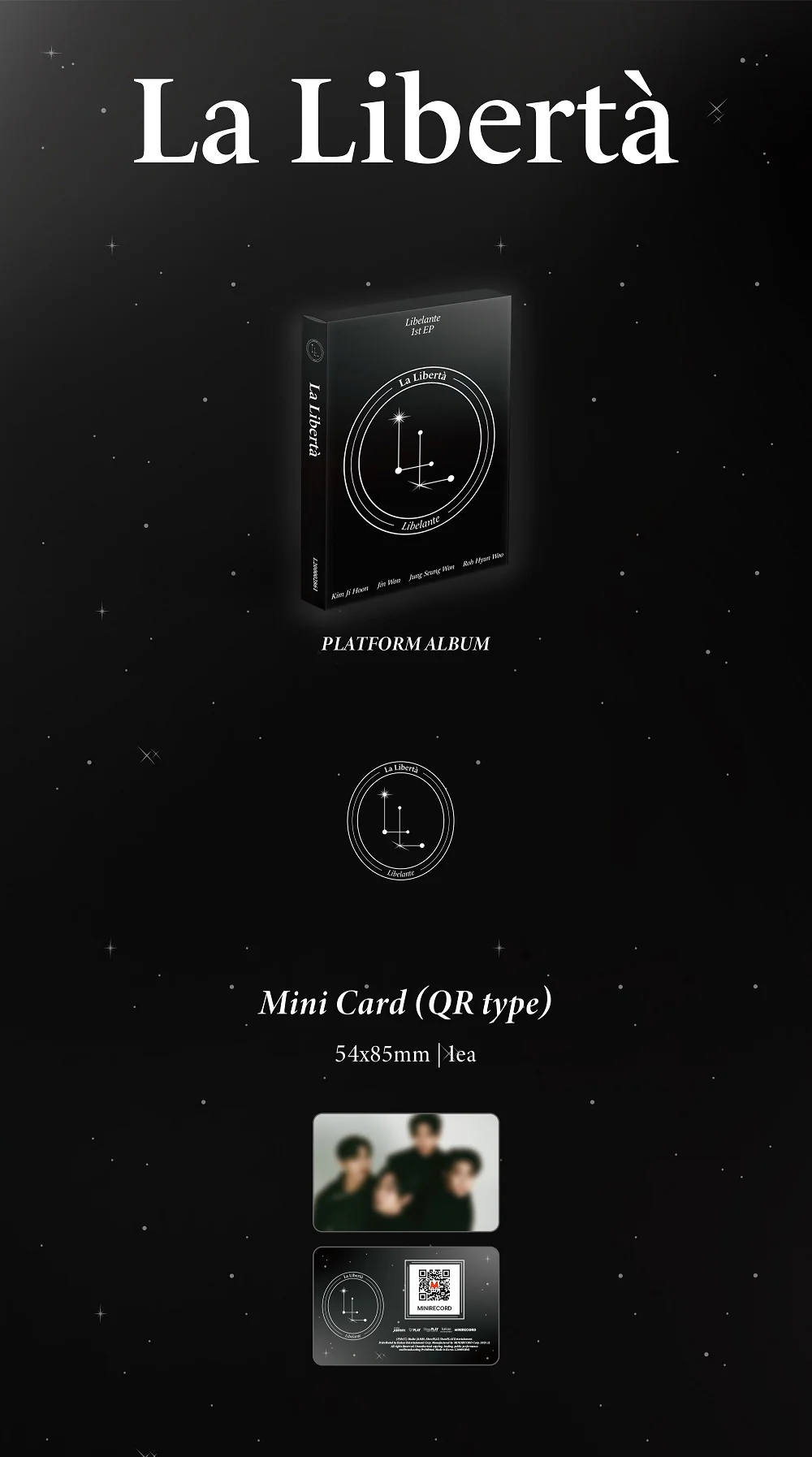 LIBELANTE - 1st Mini Album La Liberta Platform version - Image 2