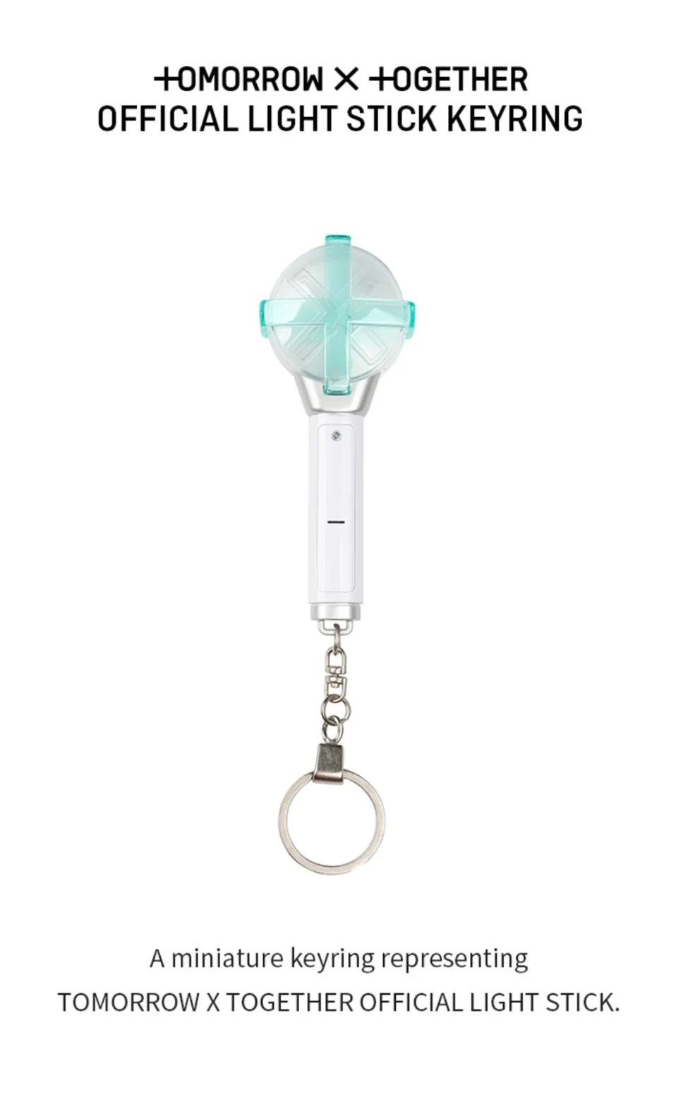 [Keyring] TXT - MOA OFFICIAL FAN LIGHT STICK KEYRING - Image 3
