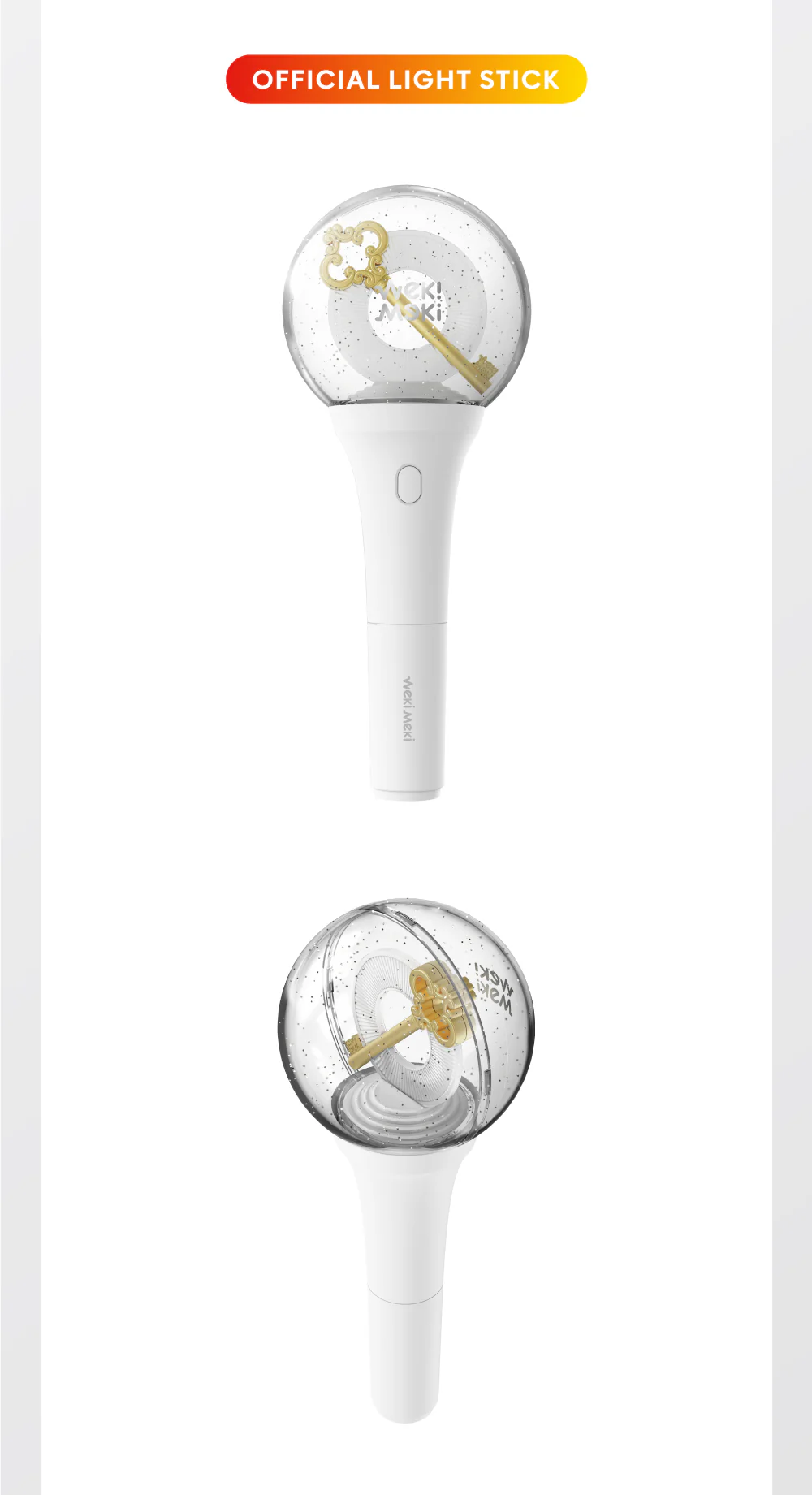 [Light Stick] WEKI MEKI - OFFICIAL LIGHT STICK FANLIGHT KI-LING + POB PHOTOCARD SET - Image 4