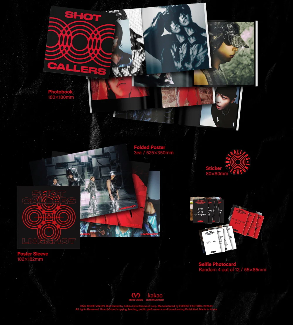 Lngshot - 1st EP Shot Callers Standard version CD - Image 3