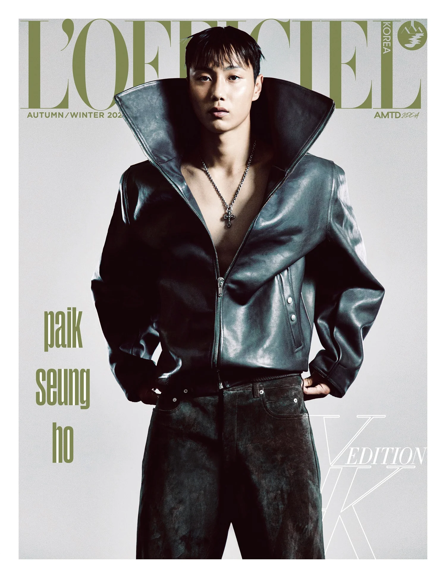 L'officiel Hommes YK Edition Korea Magazine AUTUMN/WINTER ISSUE Paik Seung-ho - Image 2