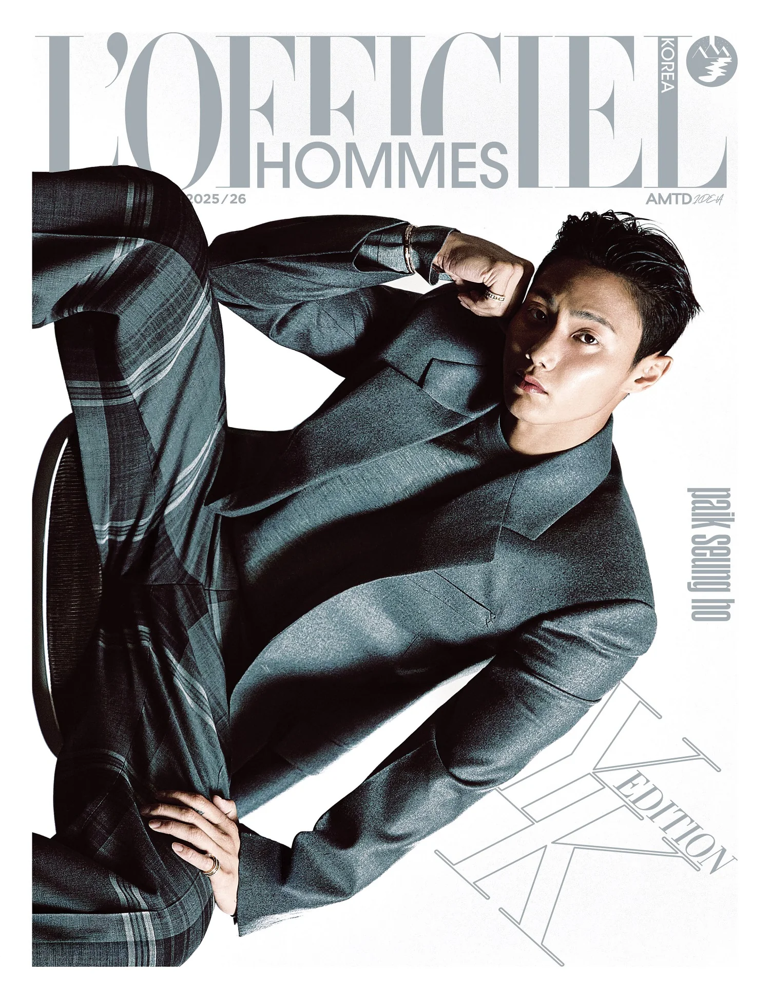 L'officiel Hommes YK Edition Korea Magazine AUTUMN/WINTER ISSUE Paik Seung-ho - Image 3