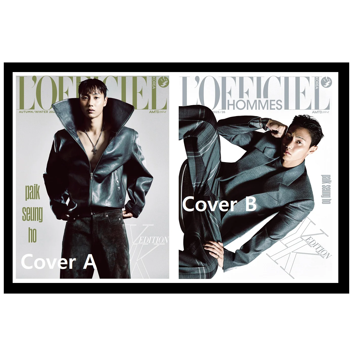 L'officiel Hommes YK Edition Korea Magazine AUTUMN/WINTER ISSUE Paik Seung-ho - Image 4