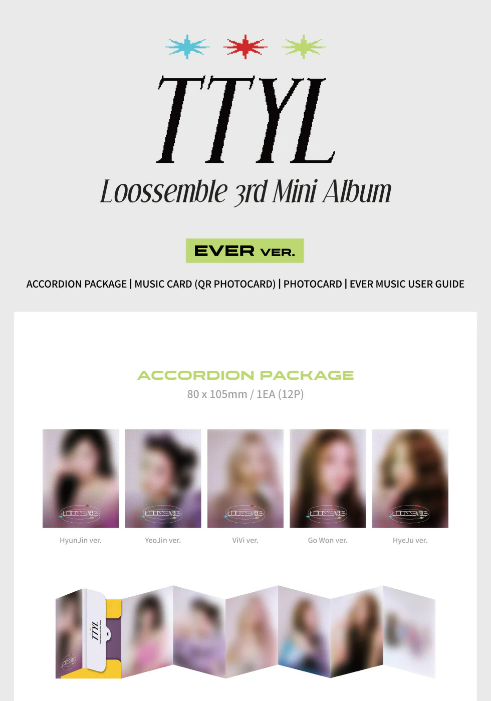 Loossemble - 3rd Mini Album TTYL [EVER MUSIC ALBUM] - Image 2