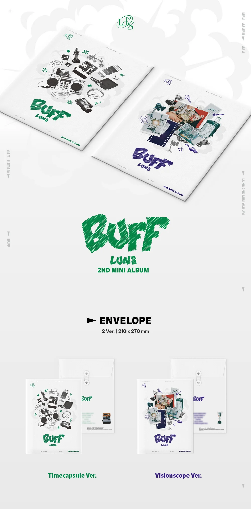 LUN8 - 2nd Mini Album BUFF - Image 2