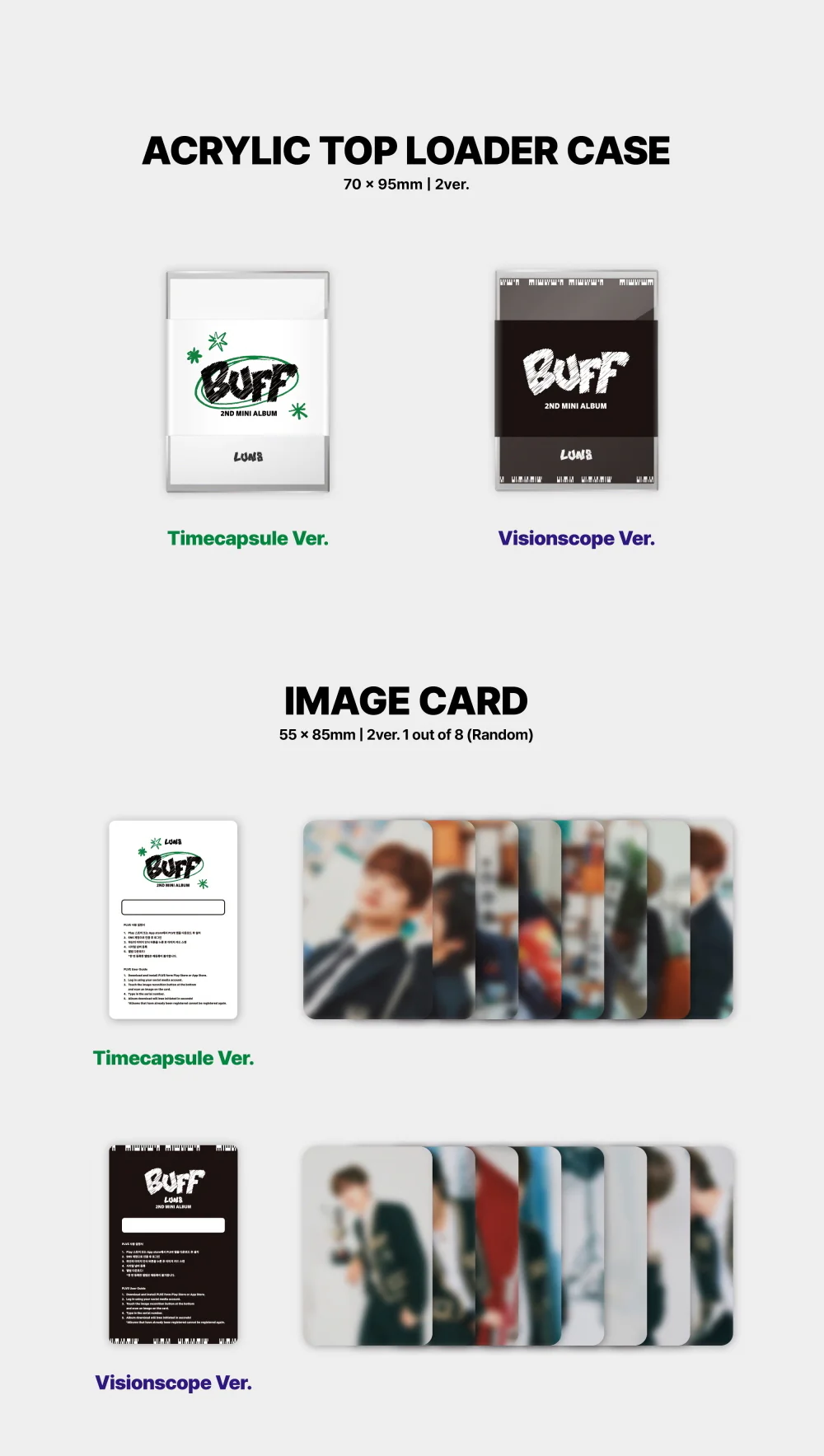 LUN8 - 2nd Mini Album BUFF [PLVE] - Image 3