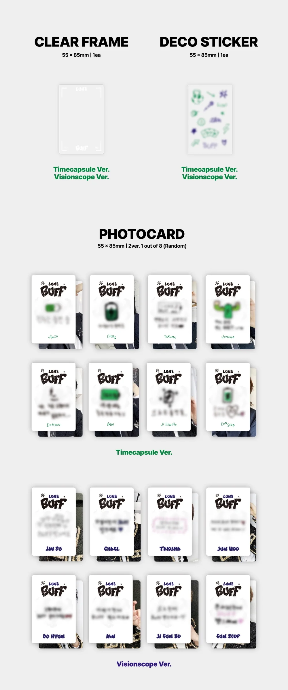 LUN8 - 2nd Mini Album BUFF [PLVE] - Image 4