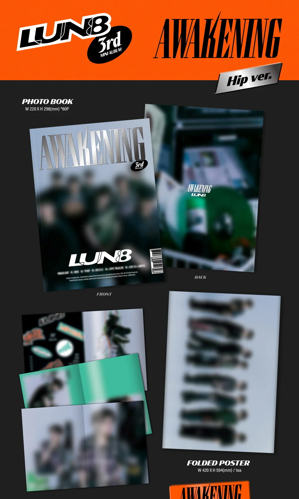 LUN8 - 3rd Mini Album AWAKENING - Image 4
