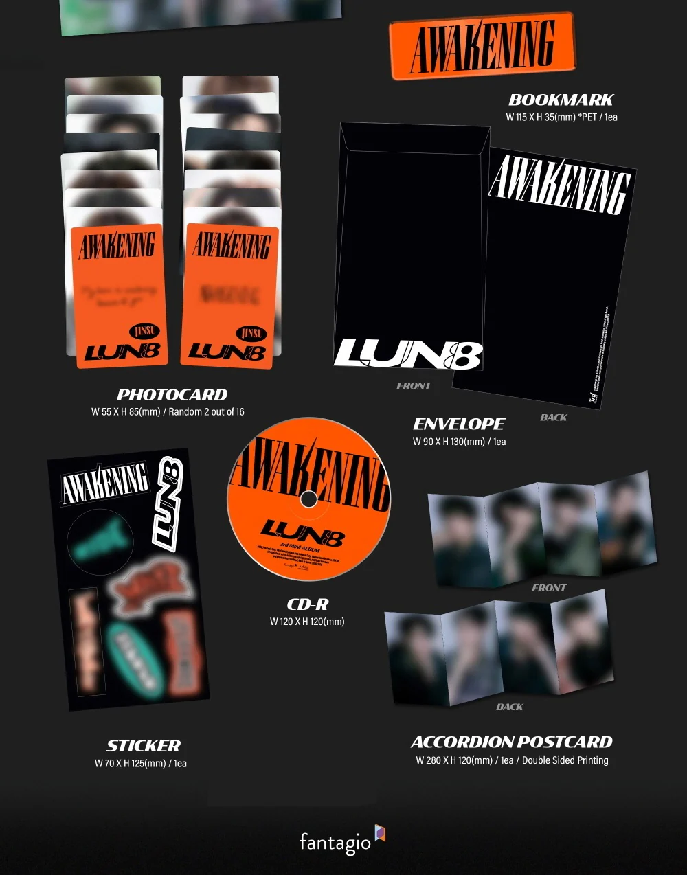 LUN8 - 3rd Mini Album AWAKENING - Image 5