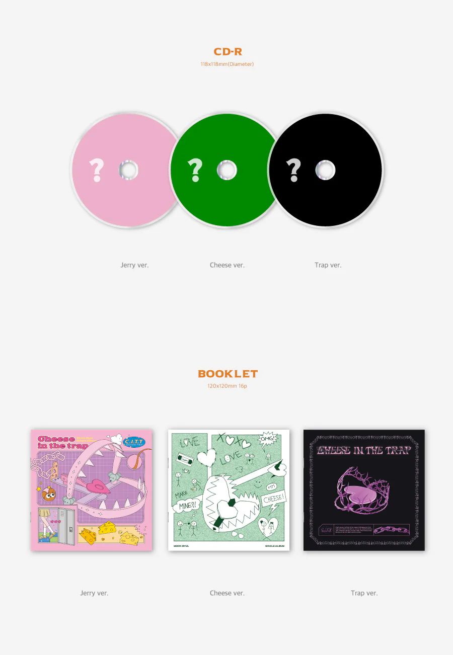 MAMAMOO MOONBYUL - C.I.T.T(Cheese in the Trap) 2nd Single Album - Image 3