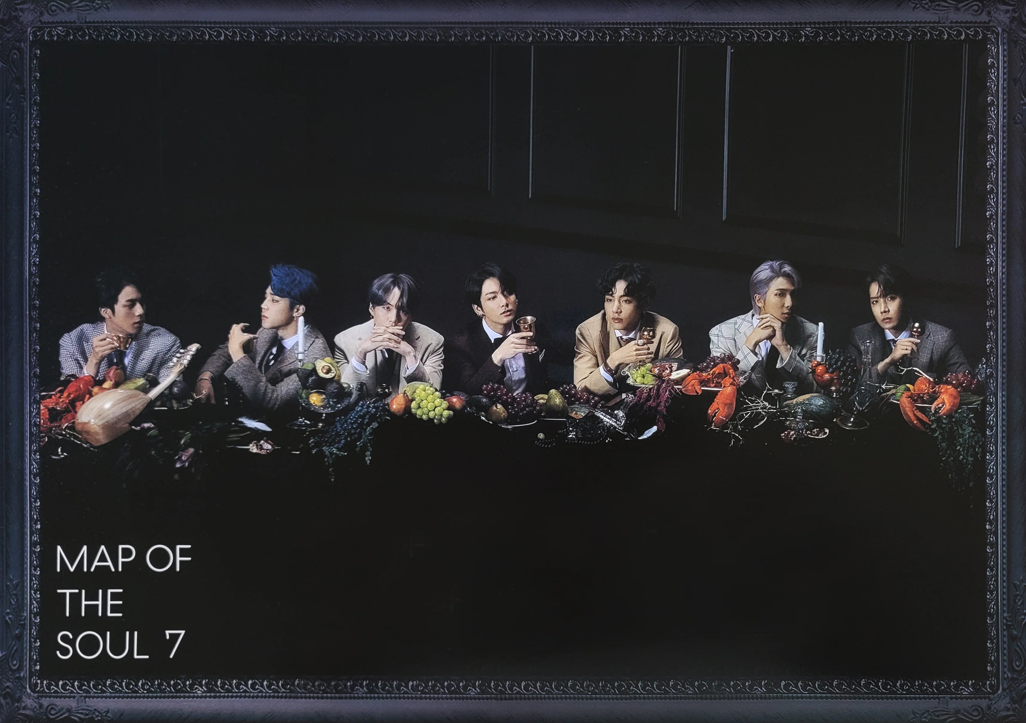 MAP OF THE SOUL : 7 MOTS7 OFFICIAL POSTER with Tube Case - Image 3
