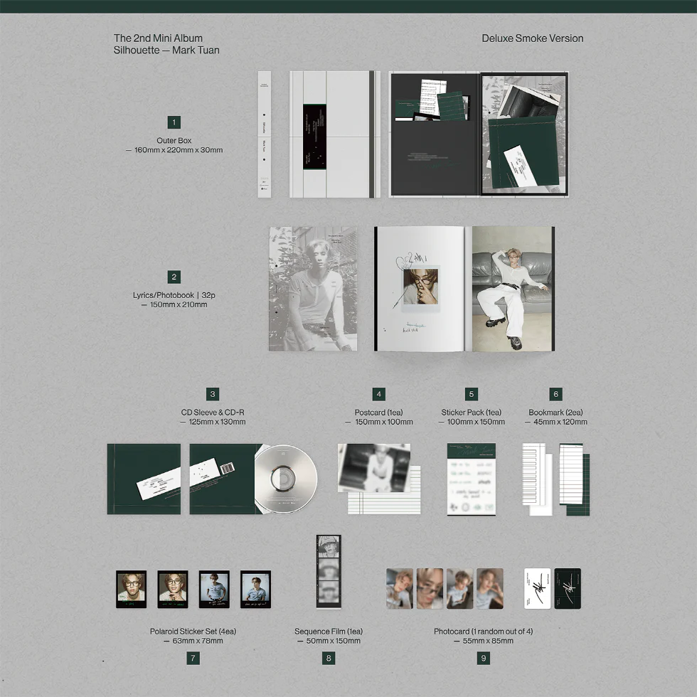Mark Tuan - 2nd Mini Album Silhouette - Image 2