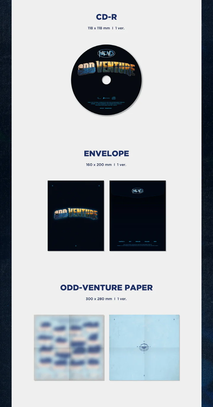 MCND - 5th Mini Album ODD-VENTURE Photobook version CD - Image 3