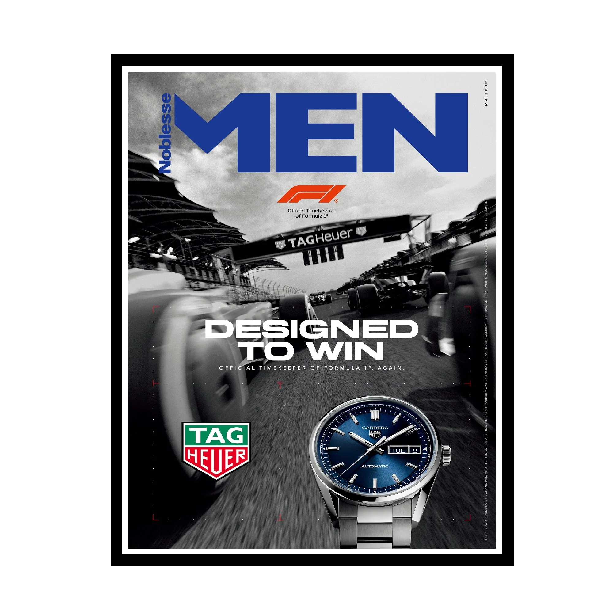 Men Noblesse Korea Magazine July 2025 TAG Heuer - Image 4