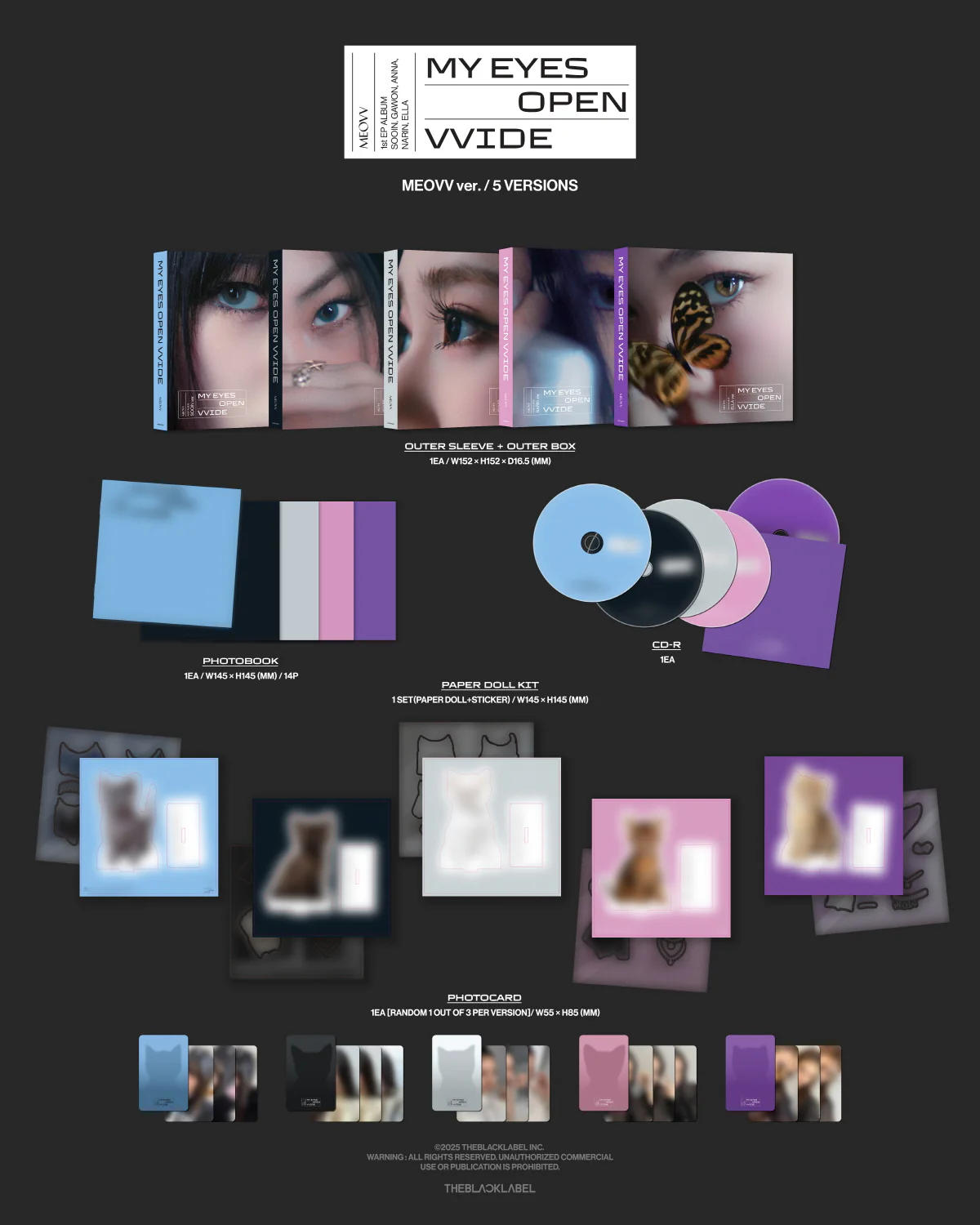 MEOVV - MY EYES OPEN VVIDE [MEOVV ver.] 1st EP Album - Image 2