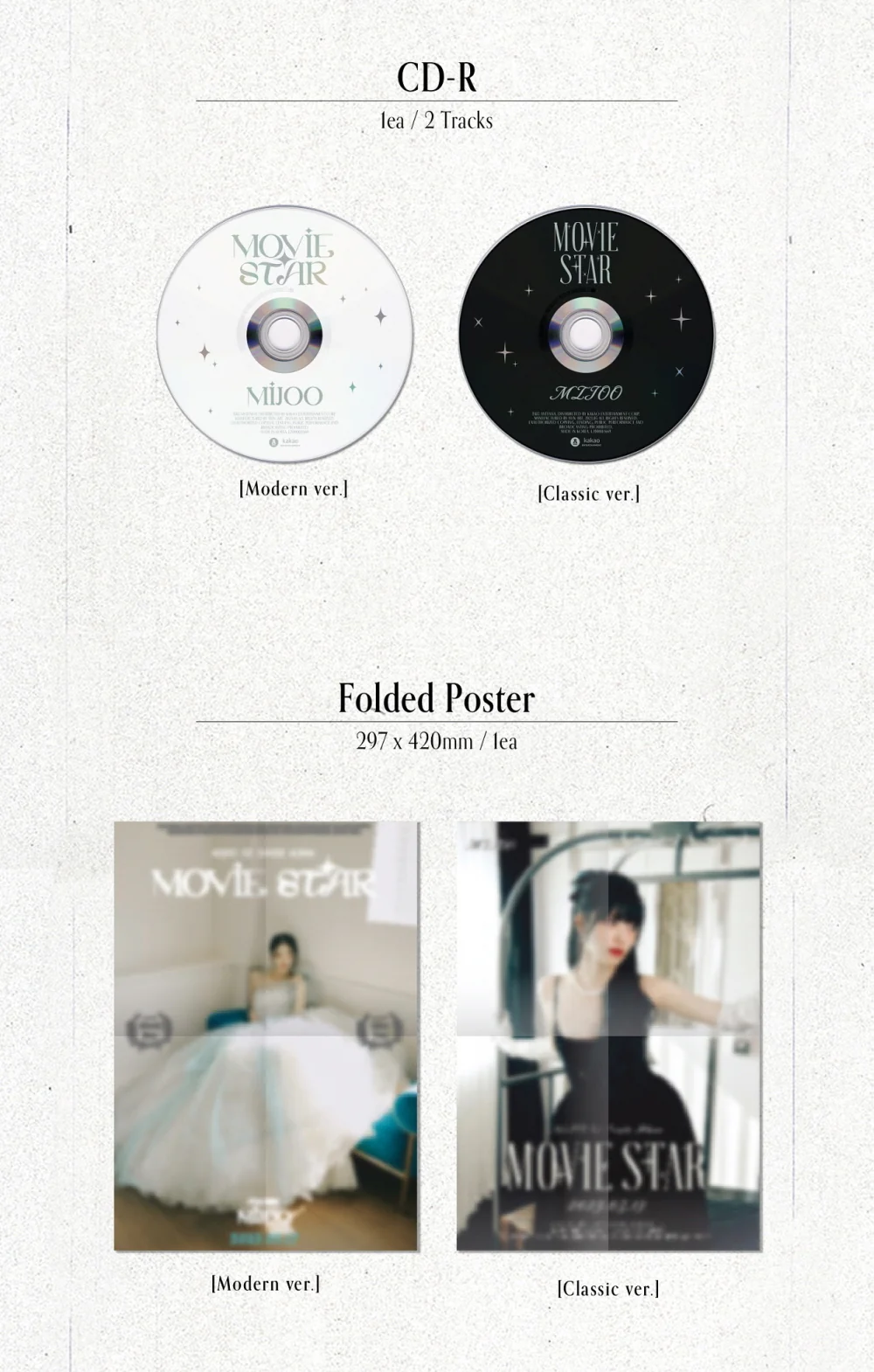 MIJOO - 1st Single Album [Movie Star] - Image 4