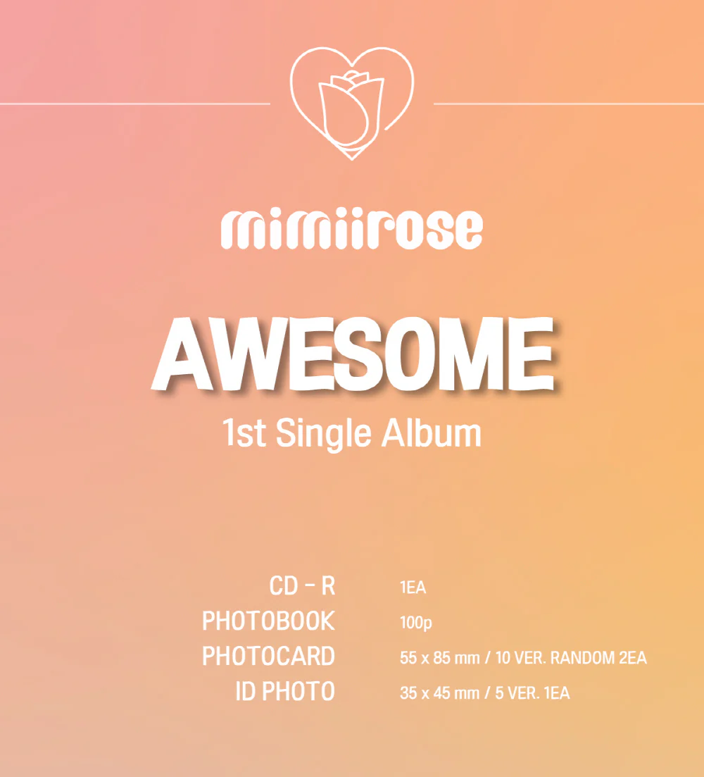 mimiirose - AWESOME (1st Single Album) - Image 2