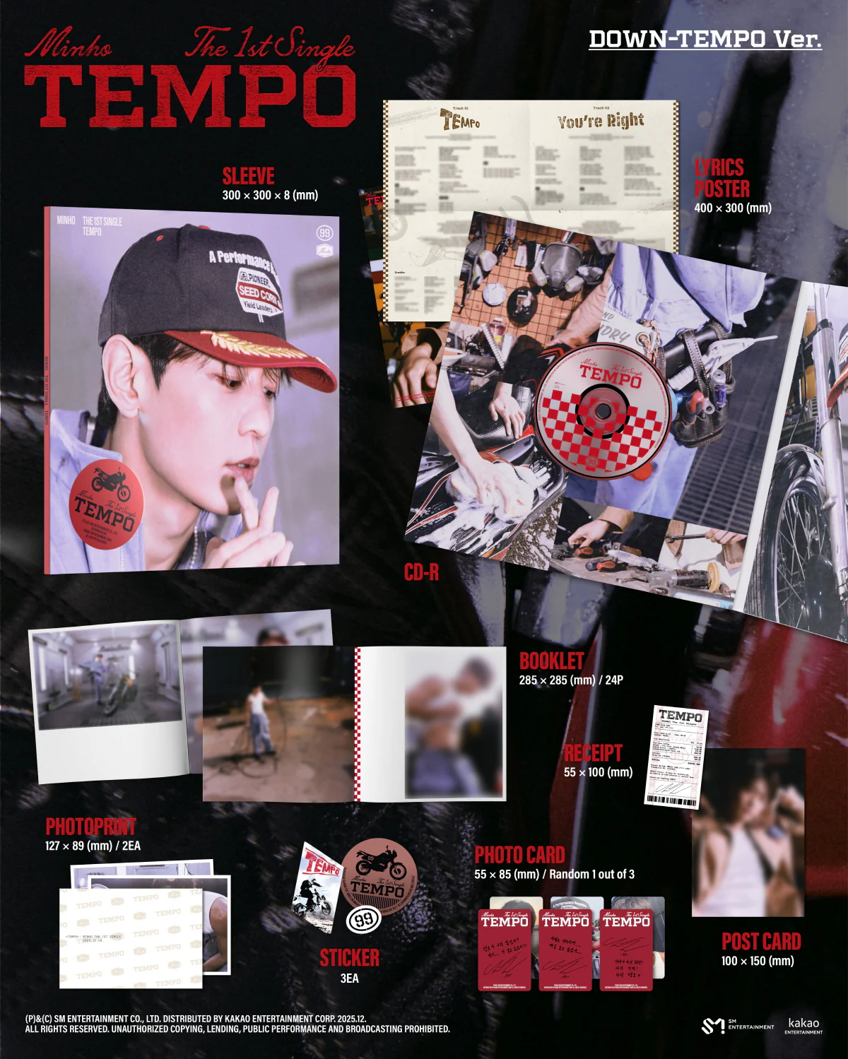 MINHO - 1st Single Album TEMPO - Image 2