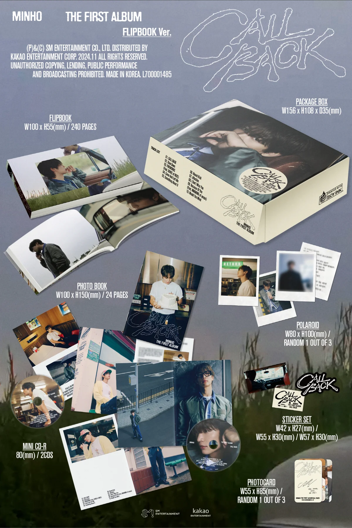 MINHO - CALL BACK [Flipbook Ver.] Album - Image 2