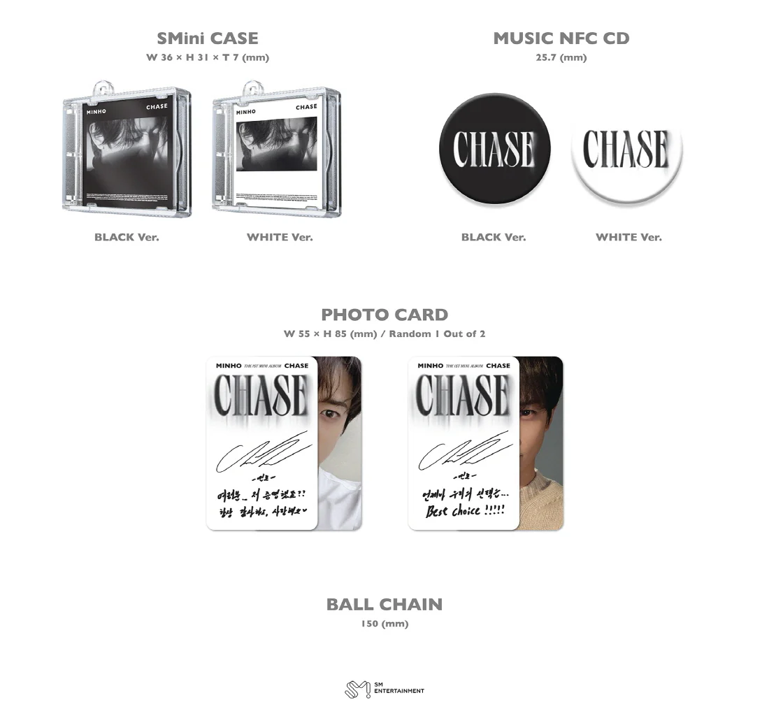 MINHO SHINee - CHASE [SMini Ver.] Smart Album - Image 3