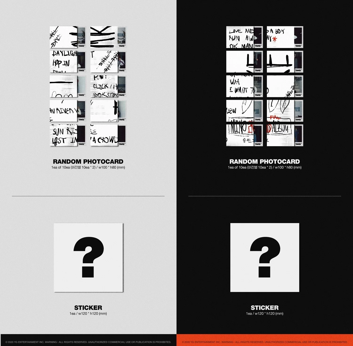 Mino Song Min Ho - 2nd Full Album Take Random version CD - Image 4
