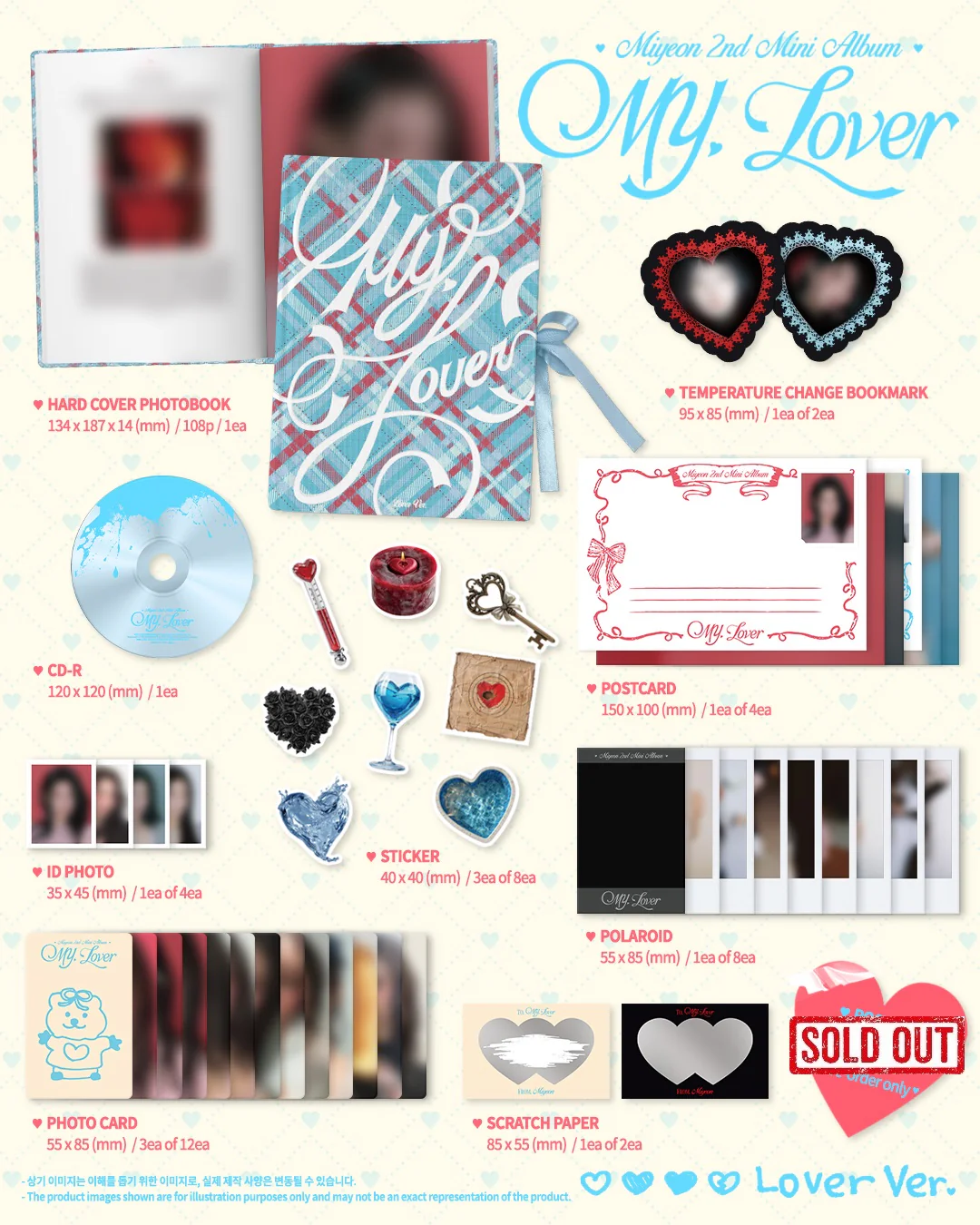 MIYEON - MY, Lover (2nd Mini Album) CD - Image 2