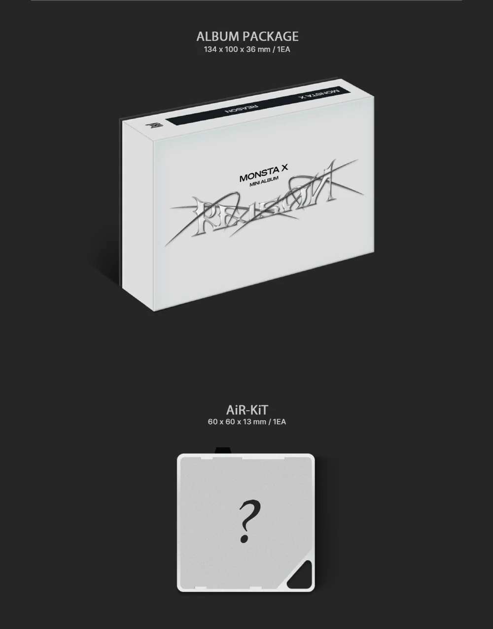 MONSTA X - 12th Mini Album REASON Kit Album - Image 3