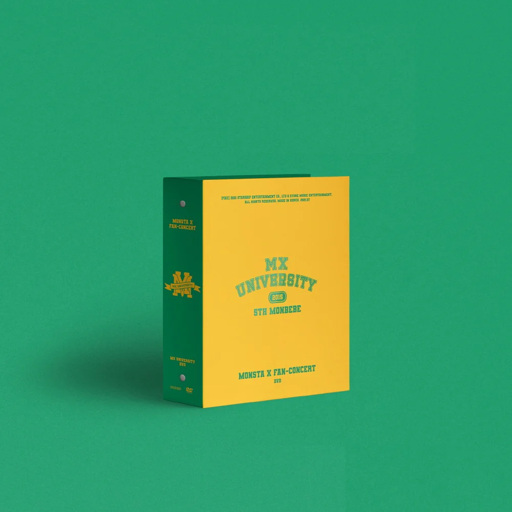MONSTA X - 2021 FAN-CONCERT MX UNIVERSITY DVD + Free Gift