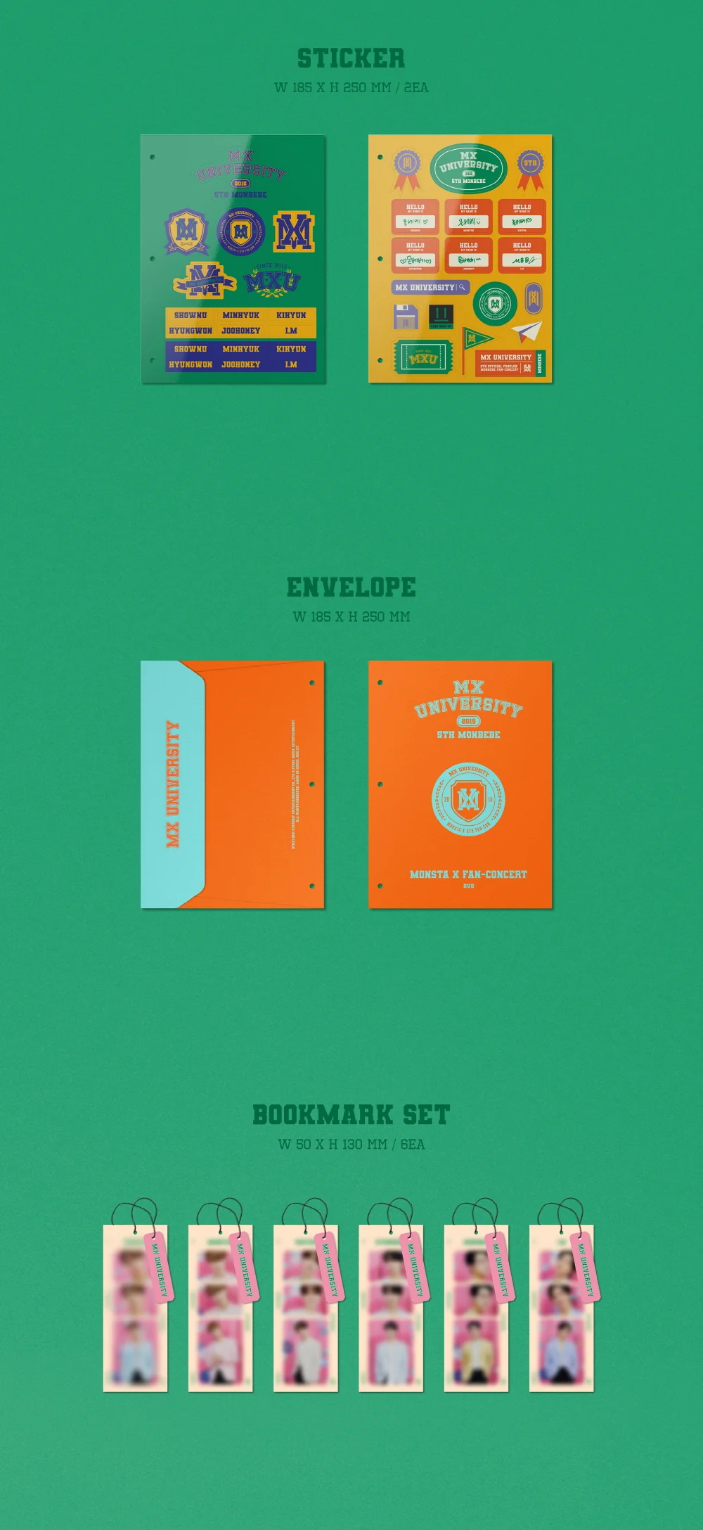MONSTA X - 2021 FAN-CONCERT MX UNIVERSITY DVD + Free Gift - Image 4