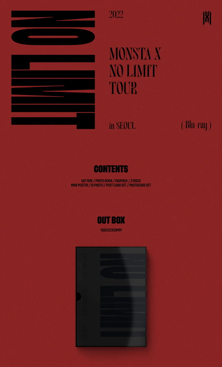 MONSTA X - 2022 MONSTA X [NO LIMIT] TOUR IN SEOUL Blu-ray - Image 2