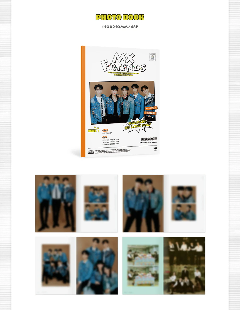 MONSTA X - 2023 MONSTA X 7TH OFFICIAL FANCLUB MONBEBE FAN-CONCERT MX FRIENDS KiT - Image 3