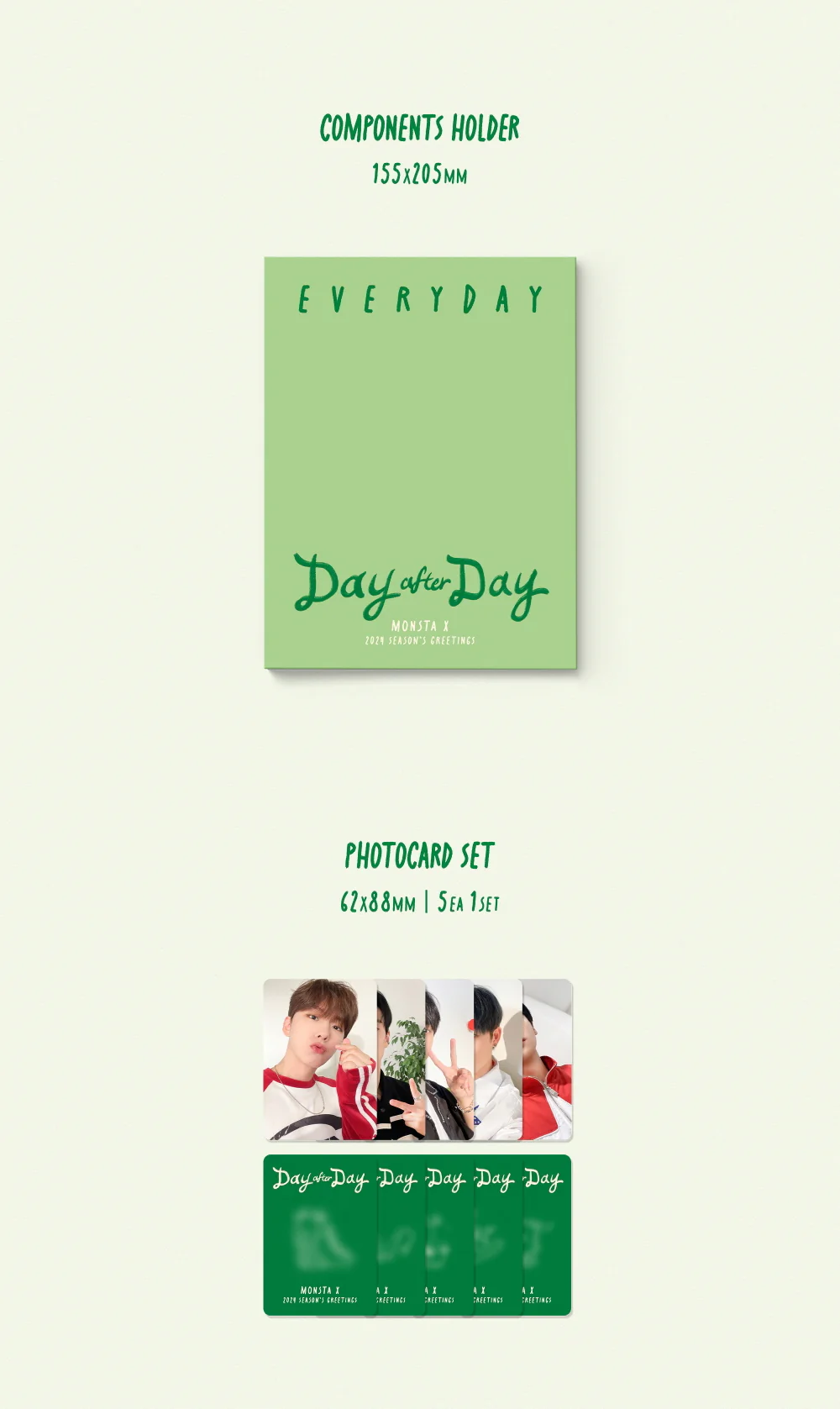 MONSTA X - 2024 SEASON'S GREETINGS [Day after Day] EVERYDAY ver. - Image 5