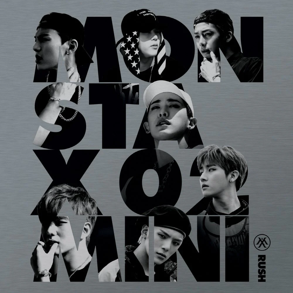 MONSTA X - RUSH (2nd Mini Album) [Official Version] CD + Photo Booklet + Photocard + Extra Gift Photocard