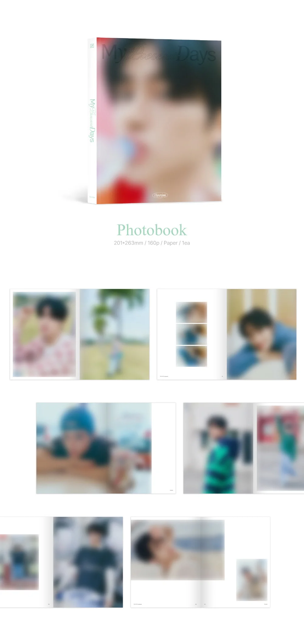 My Dear Days THE BOYZ photobook [HYUNJAE - MY Present Days] + Pre-Order Gift - Image 4
