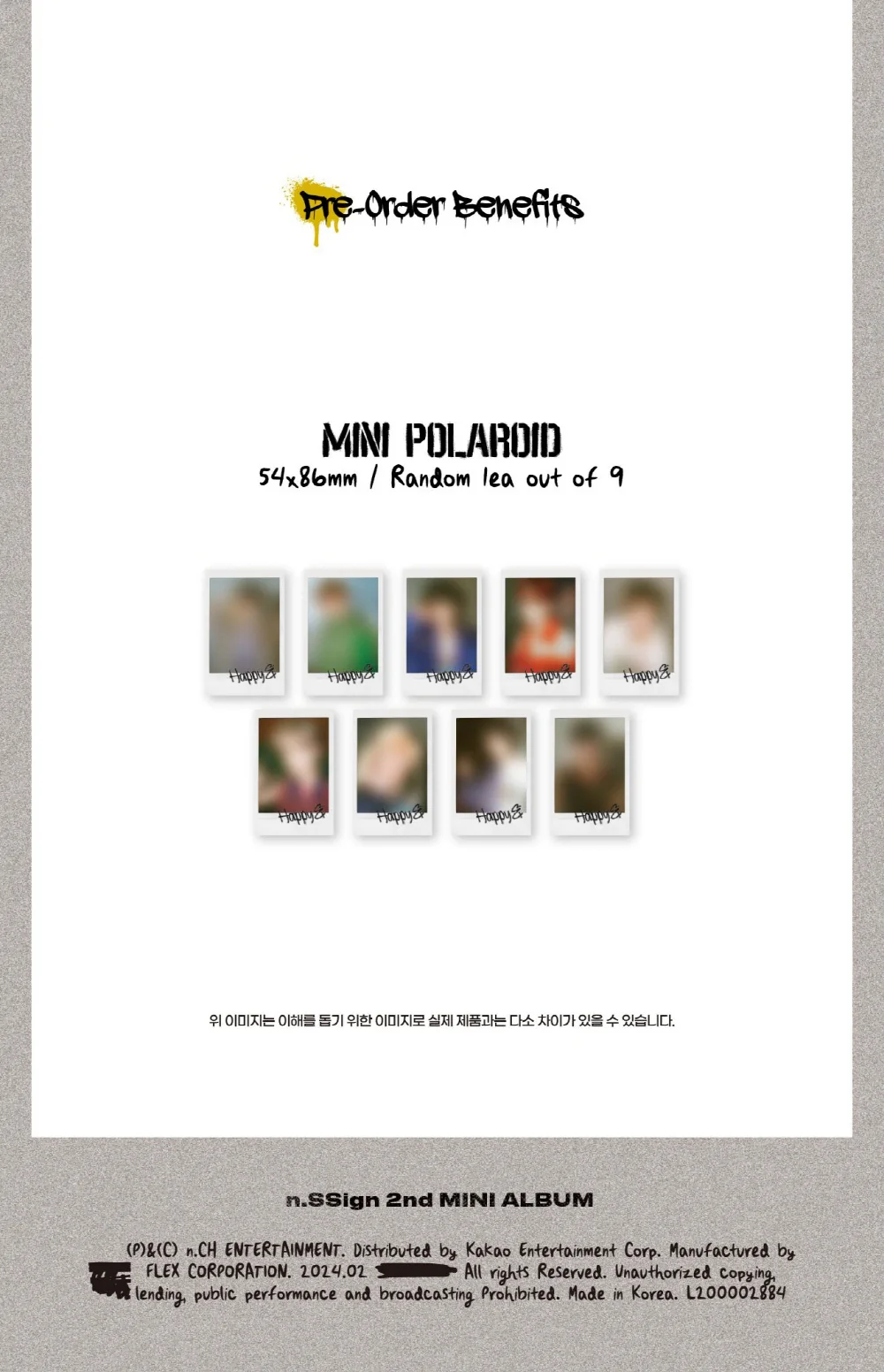 n.SSign - 2nd Mini Album Happy & [Digipack ver.] - Image 5