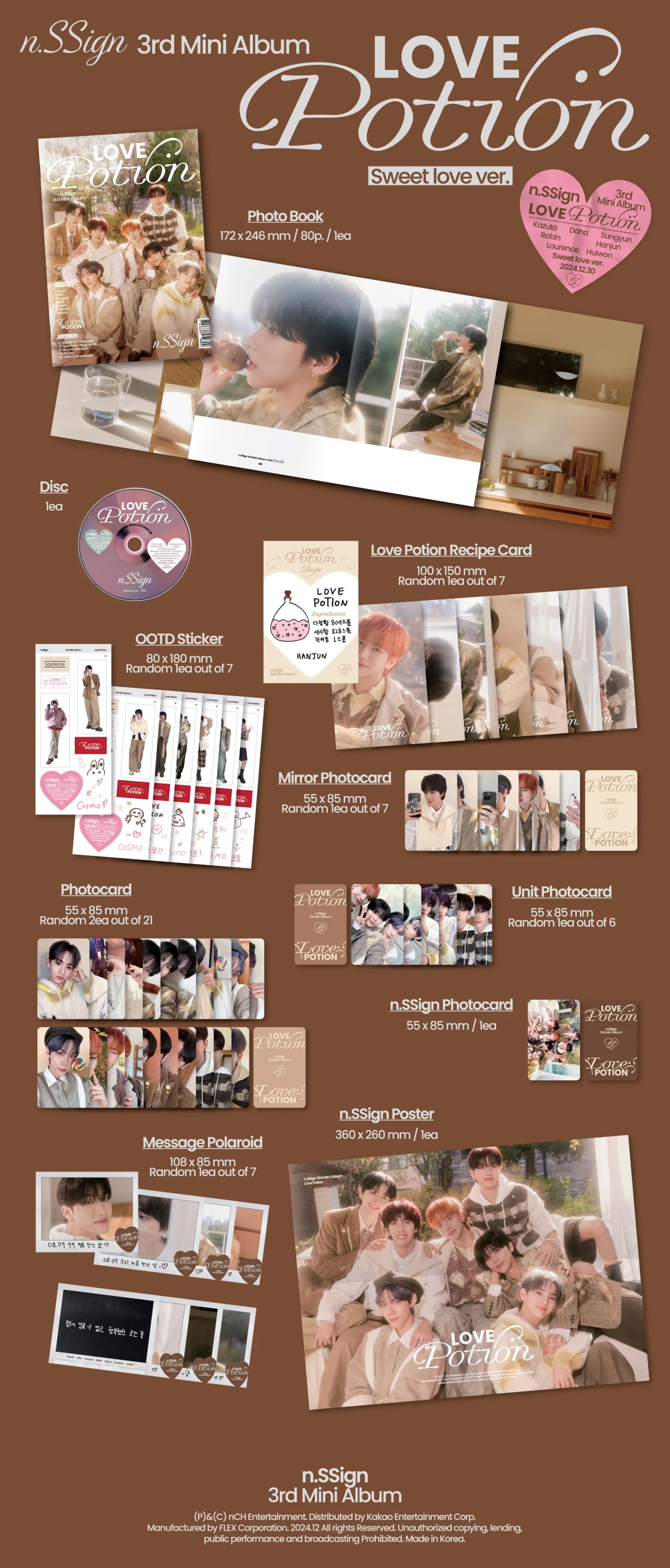 n.SSign - Love Potion (3rd Mini Album) - Image 2