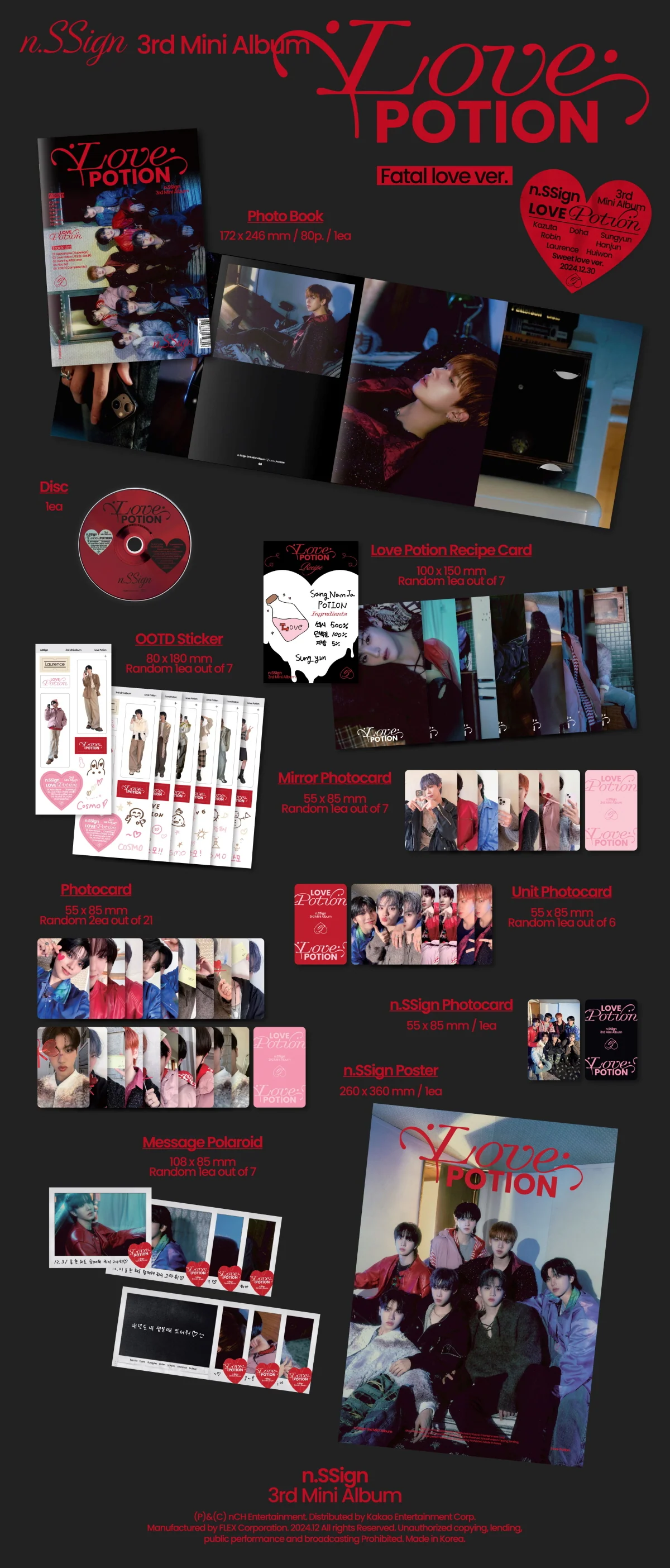 n.SSign - Love Potion (3rd Mini Album) - Image 3