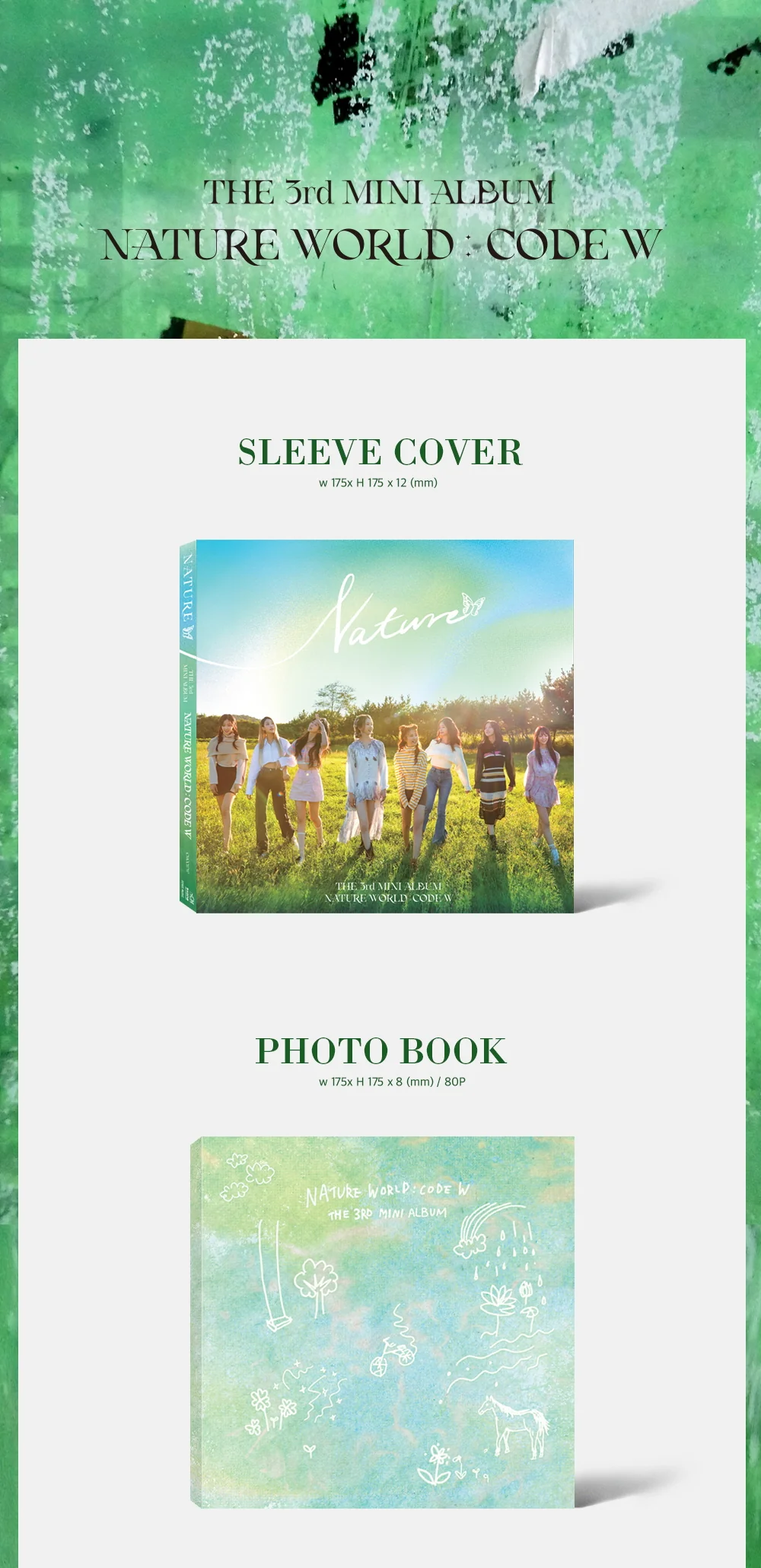 NATURE - THE 3rd MINI ALBUM [NATURE WORLD : CODE W] - Image 2