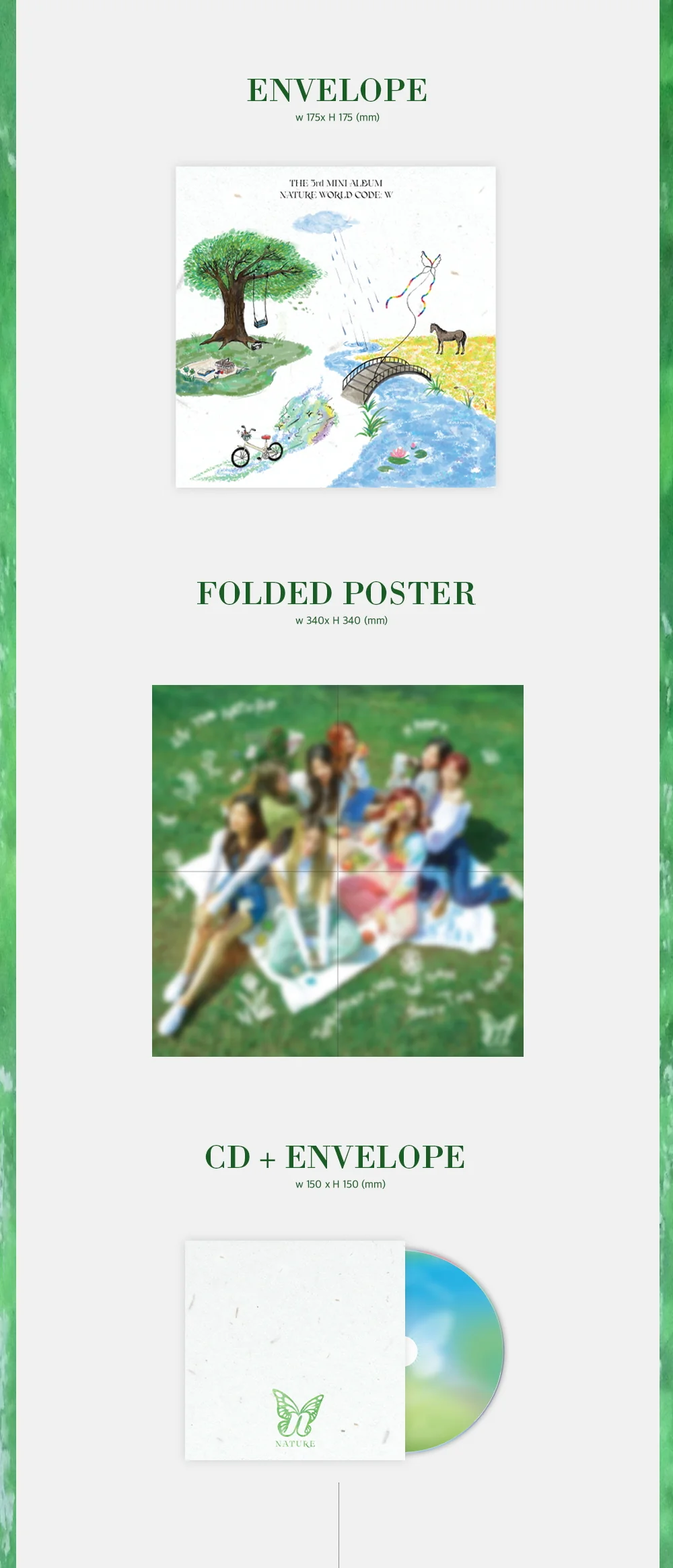 NATURE - THE 3rd MINI ALBUM [NATURE WORLD : CODE W] - Image 3