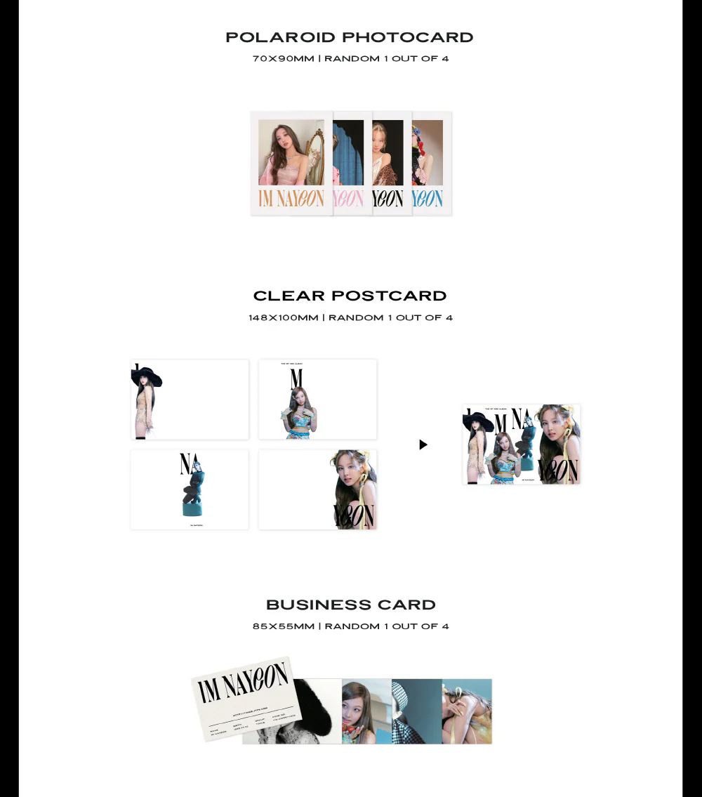 NAYEON TWICE - IM NAYEON [4 ver. SET] 4Album+Free Gift - Image 4