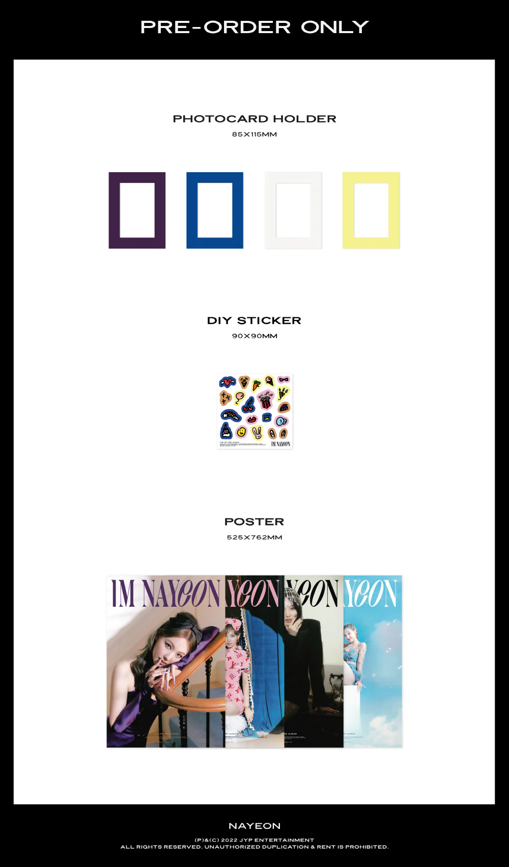 NAYEON TWICE - IM NAYEON [4 ver. SET] 4Album+Free Gift - Image 6