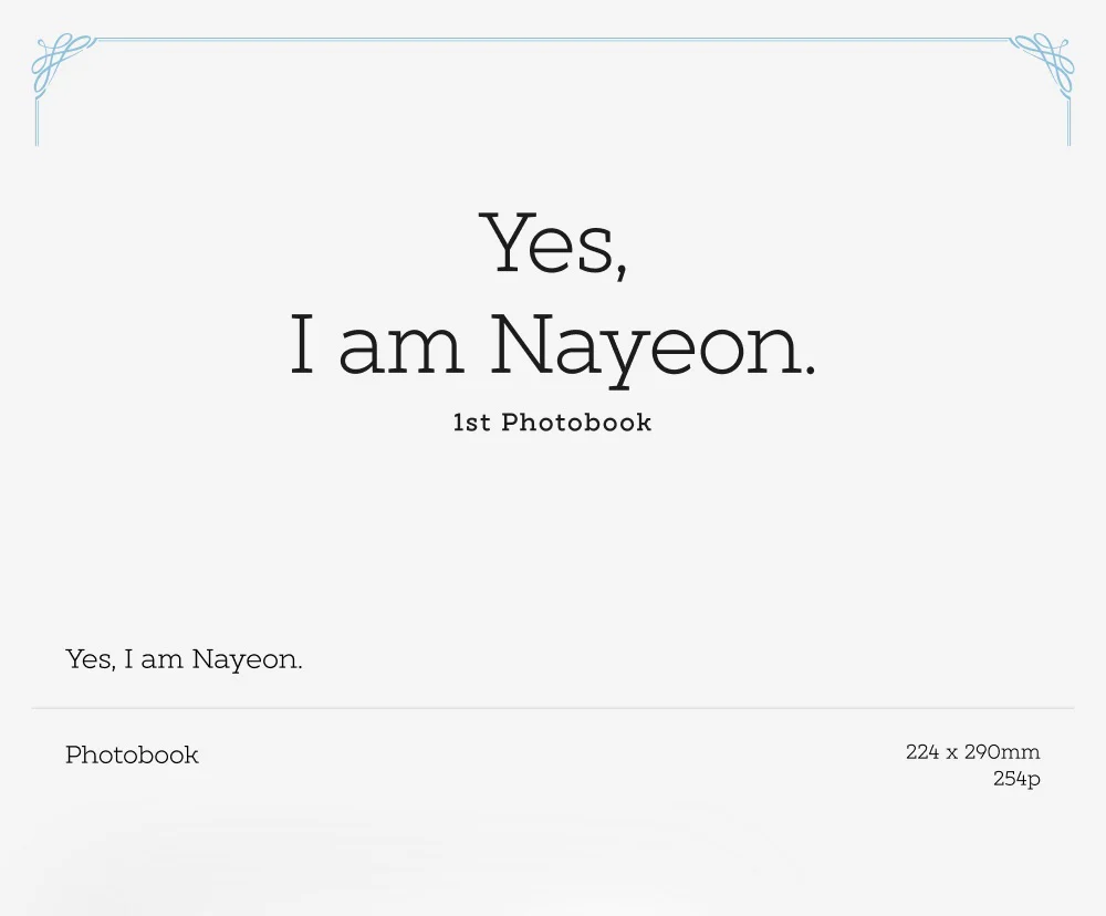 NAYEON TWICE - Yes, I am Nayeon. 1st Photobook - Image 2