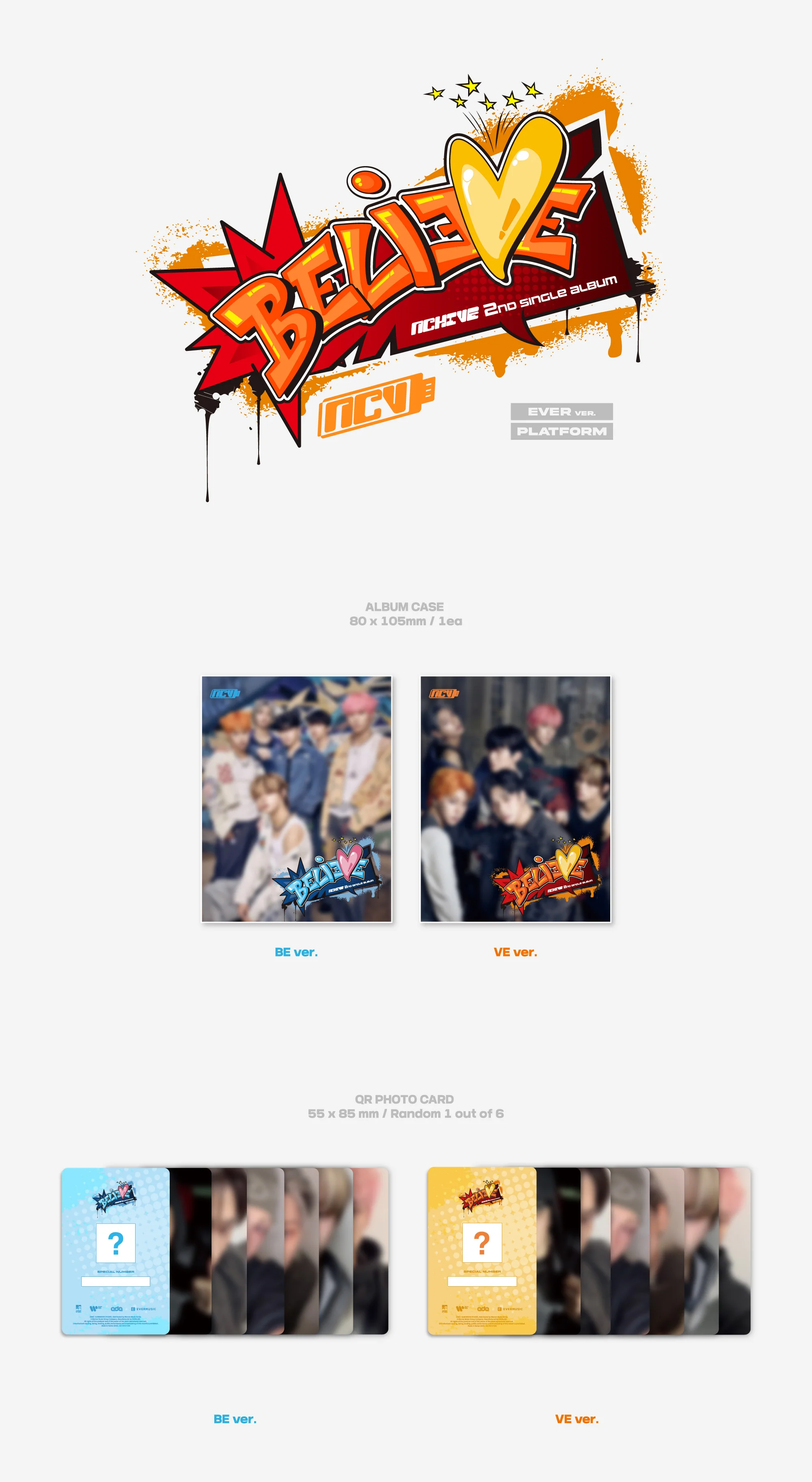 Nchive - 2nd Single Album Believe Ever version - Image 3