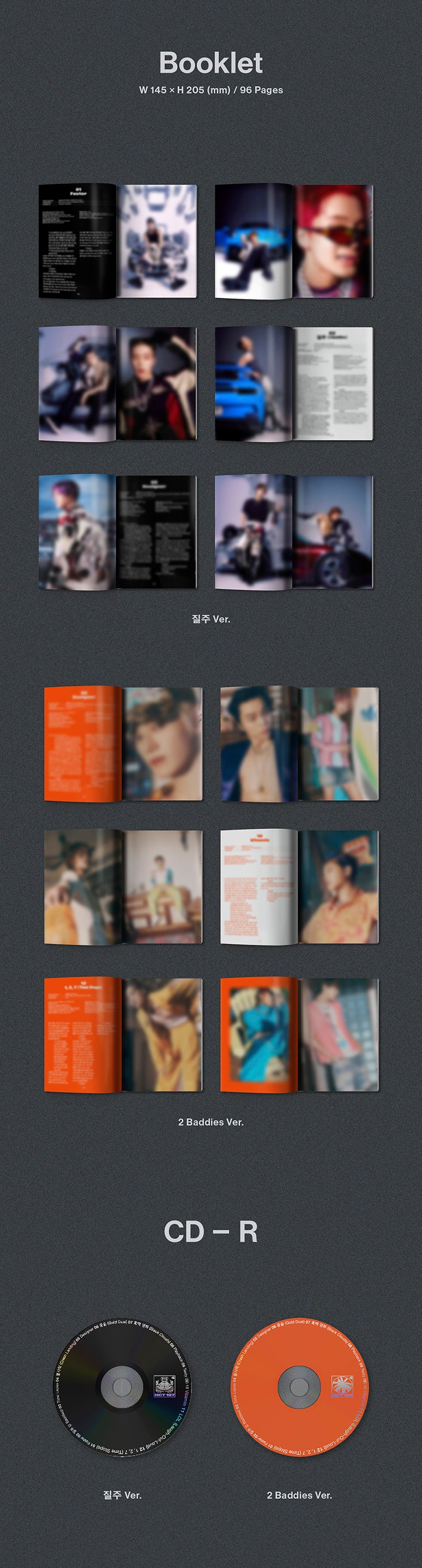 NCT 127 - 2 Baddies [Photobook ver.] 4th Album+Free Gift - Image 3