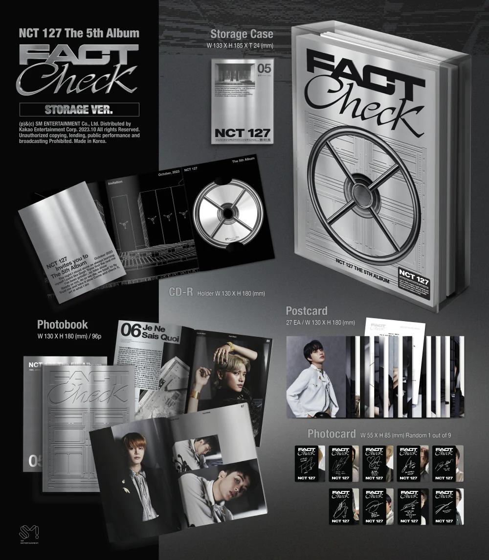 NCT 127 - Fact Check [Storage Ver.] Album+Free Gift - Image 2