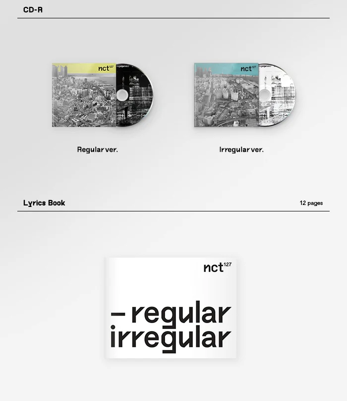 NCT 127 - NCT # 127 REGULAR-IRREGULAR Album+Extra Photocards Set - Image 4