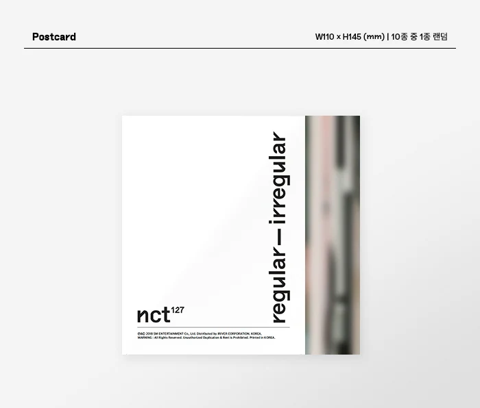 NCT 127 - NCT # 127 REGULAR-IRREGULAR Album+Extra Photocards Set - Image 5