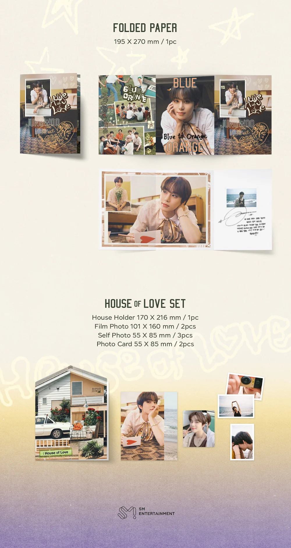 NCT 127 PHOTOBOOK BLUE TO ORANGE : House of Love + Free Gift - Image 4