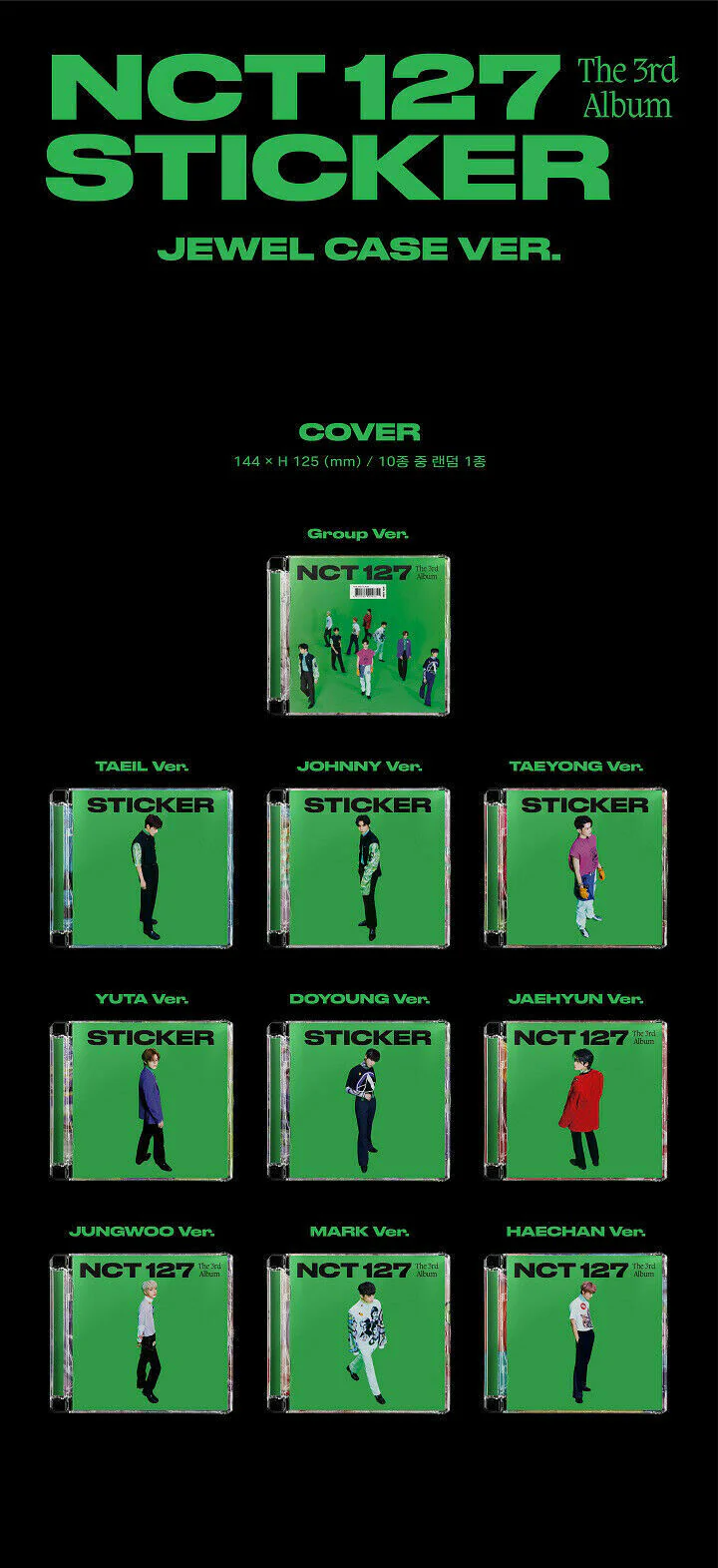 NCT 127 - Vol.3 Sticker [Jewel Case ver.] CD - Image 2