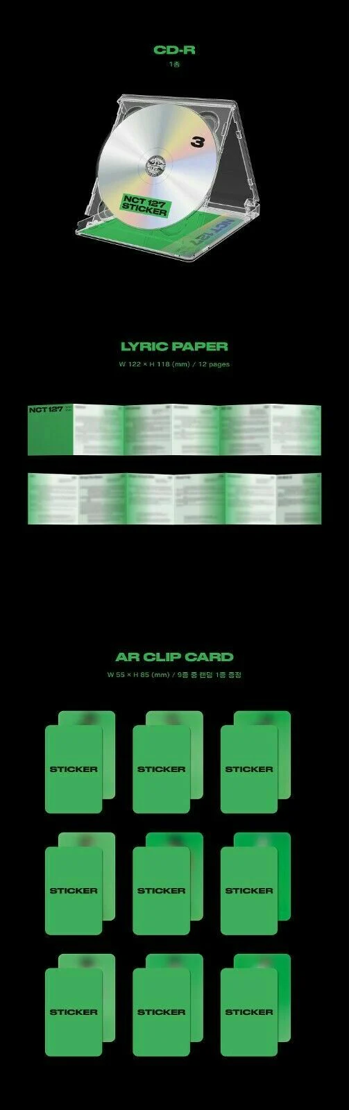 NCT 127 - Vol.3 Sticker [Jewel Case ver.] CD - Image 4